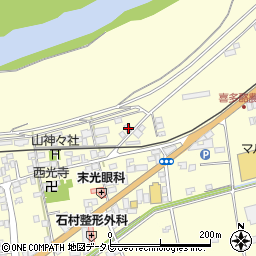 愛媛県大洲市若宮2-2周辺の地図