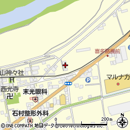 愛媛県大洲市若宮1452-9周辺の地図