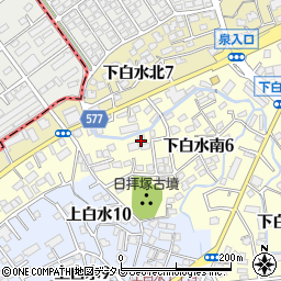 福岡県春日市下白水南7丁目39周辺の地図