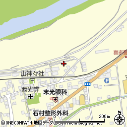 愛媛県大洲市若宮1-30周辺の地図