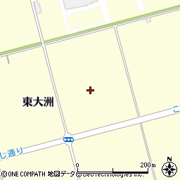 愛媛県大洲市東大洲周辺の地図