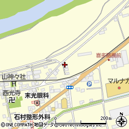 愛媛県大洲市若宮1452周辺の地図