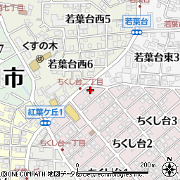 福岡県春日市ちくし台2丁目7周辺の地図
