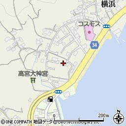高知県高知市横浜202周辺の地図
