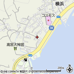 高知県高知市横浜193-6周辺の地図