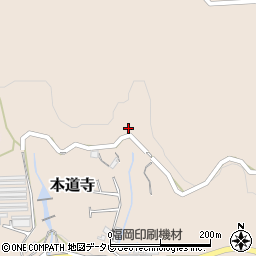 福岡県筑紫野市本道寺741周辺の地図