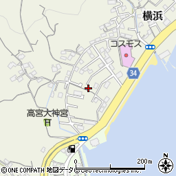 高知県高知市横浜192-3周辺の地図