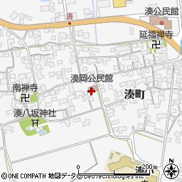 湊岡公民館周辺の地図