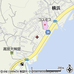 高知県高知市横浜194周辺の地図