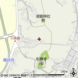 愛媛県大洲市徳森1258-2周辺の地図
