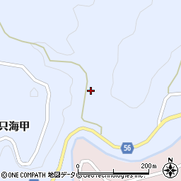 愛媛県喜多郡内子町只海甲815周辺の地図