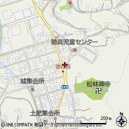 大洲徳ノ森簡易郵便局周辺の地図
