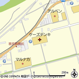 ケーズデンキ大洲店周辺の地図