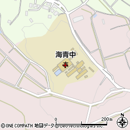 唐津市立海青中学校周辺の地図