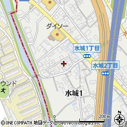 〒818-0131 福岡県太宰府市水城の地図
