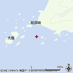 和深崎周辺の地図