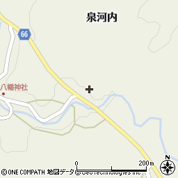 福岡県嘉麻市泉河内178周辺の地図
