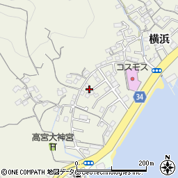 高知県高知市横浜186周辺の地図
