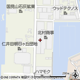 北村商事株式会社　鋼板熔断工場周辺の地図