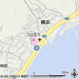 高知県高知市横浜169周辺の地図