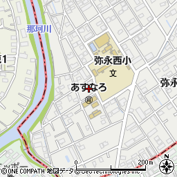 福岡市弥永西公民館周辺の地図