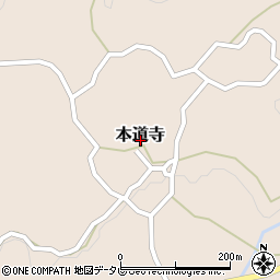 福岡県筑紫野市本道寺周辺の地図
