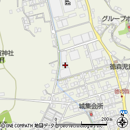 愛媛県大洲市徳森周辺の地図