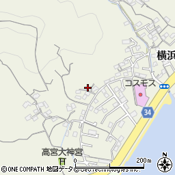 高知県高知市横浜241周辺の地図