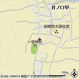 高知県安芸市井ノ口甲1613周辺の地図