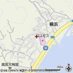 高知県高知市横浜174-5周辺の地図