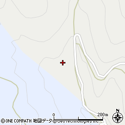 愛媛県大洲市河辺町川上36周辺の地図