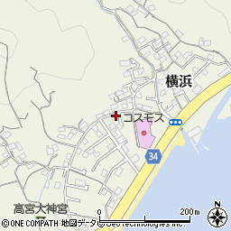高知県高知市横浜175周辺の地図