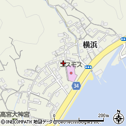 高知県高知市横浜173周辺の地図