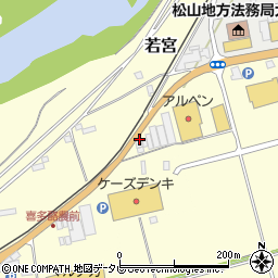 愛媛県大洲市若宮1478周辺の地図