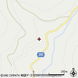 愛媛県大洲市河辺町川上497周辺の地図