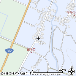佐谷精米所周辺の地図