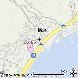 高知県高知市横浜168周辺の地図