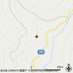 愛媛県大洲市河辺町川上496周辺の地図