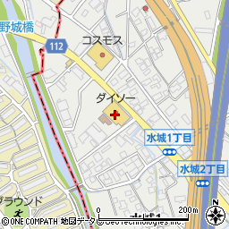 ダイソー福岡水城店周辺の地図