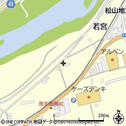 愛媛県大洲市若宮1473-7周辺の地図