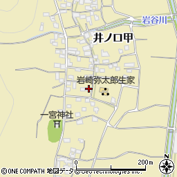 高知県安芸市井ノ口甲1702周辺の地図