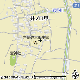 高知県安芸市井ノ口甲1689周辺の地図