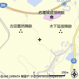 佐賀県唐津市鎮西町名護屋周辺の地図