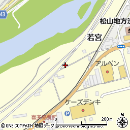 愛媛県大洲市若宮1905周辺の地図