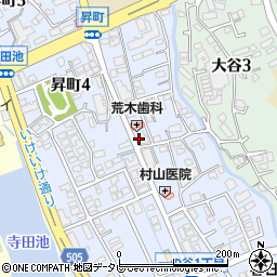 コインランドリーどるふぃん　昇町店周辺の地図