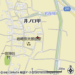 高知県安芸市井ノ口甲2176周辺の地図