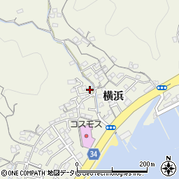 高知県高知市横浜1262-6周辺の地図