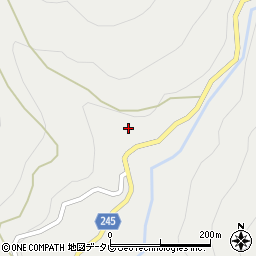 愛媛県大洲市河辺町川上623周辺の地図