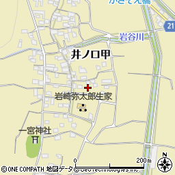 高知県安芸市井ノ口甲2172周辺の地図