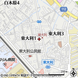 福岡県教職員組合筑紫支部周辺の地図